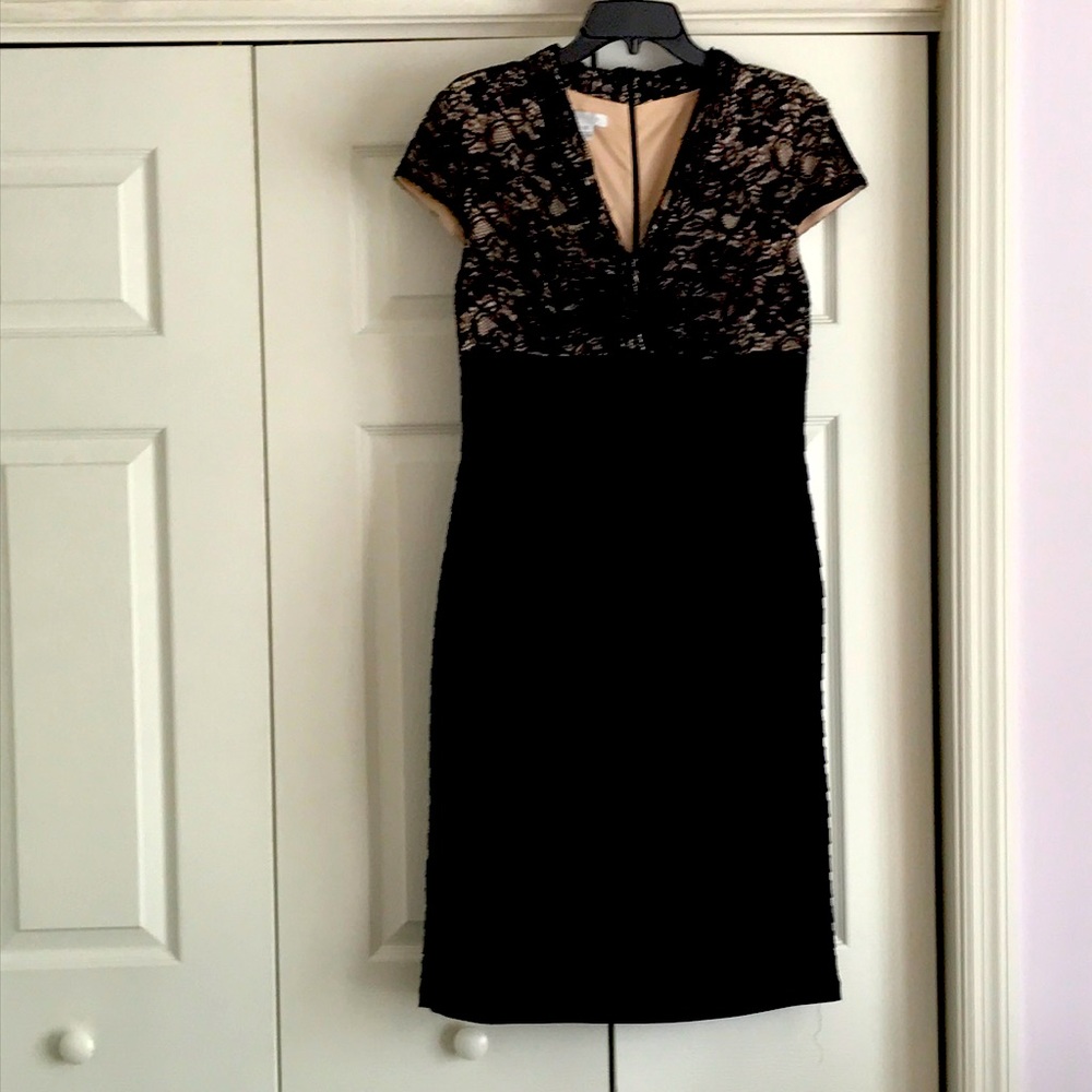 LONDON TIMES BLACK DRESS